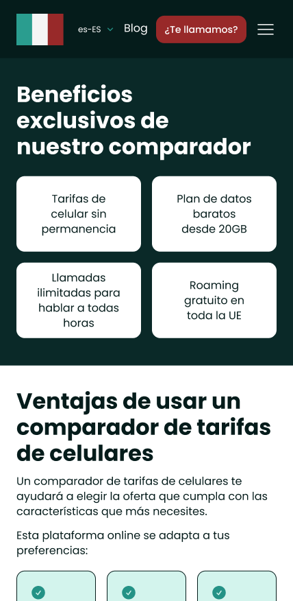 El Comparador de Celulares de México