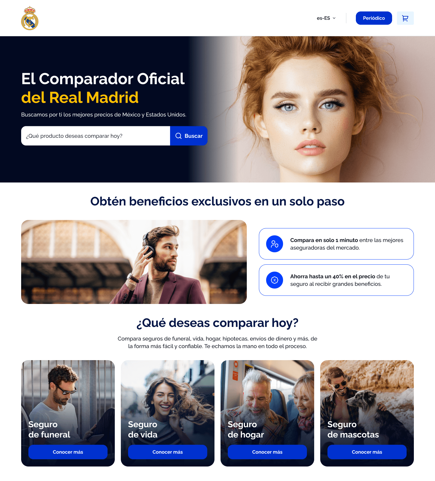 El Comparador Oficial del Real Madrid